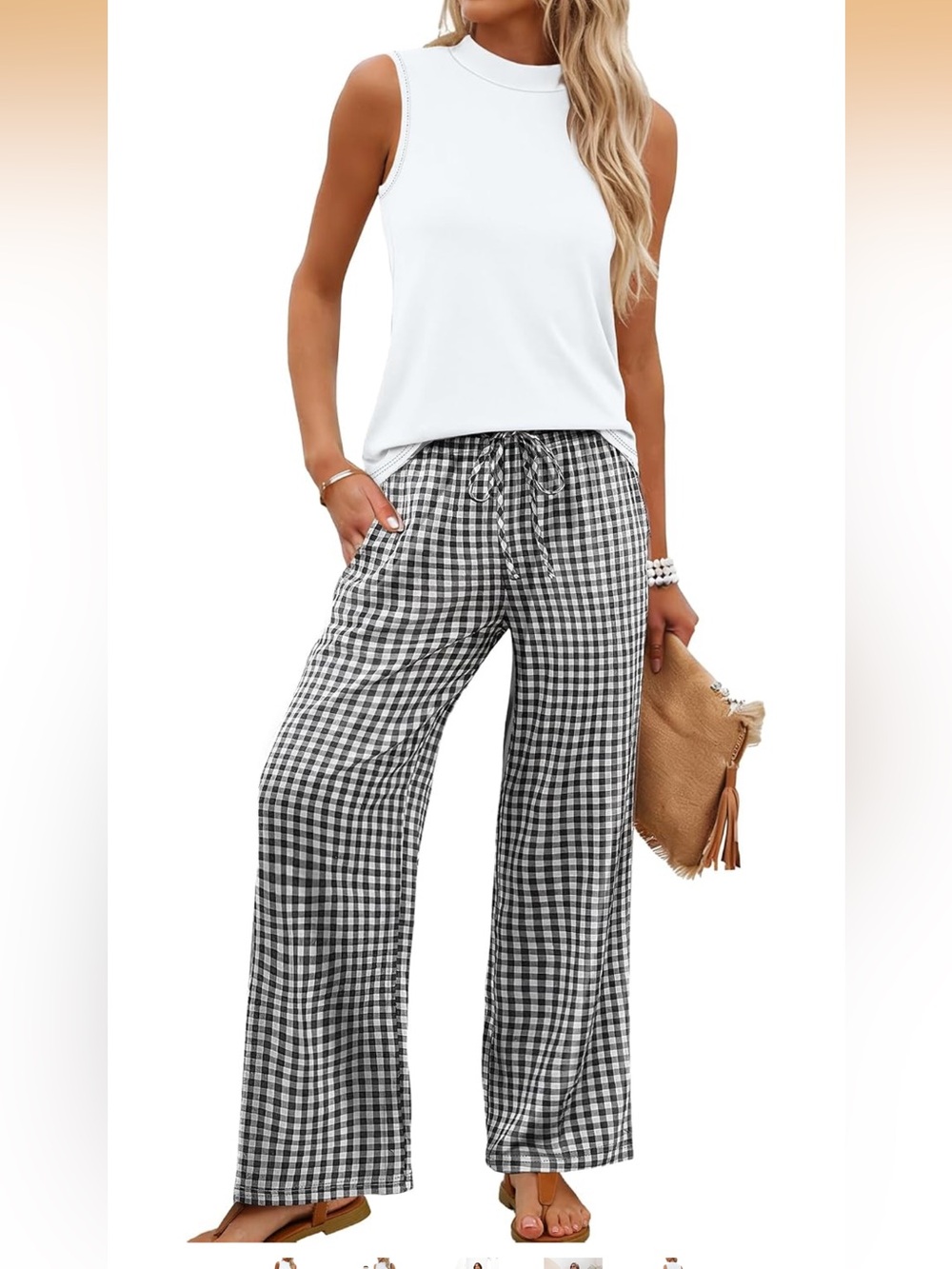 WIHOLL Two Piece Set Summer Spring Outfits Cruise Travel L. 2591/bb14-3